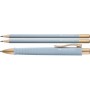 Ручка кулькова Faber-Castell набір кулькова ручка + 2 олівця Writing Set POLY BALL Urban, колір блакитний (32574)