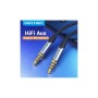 Кабель мультимедійний 3.5mm M to 3.5mm M 1.5m (4pin) gray Vention (BAQHG)