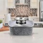 Каструля Gusto квадратна покриття Ceramic Snow 3,5 л (GT-2704-22)