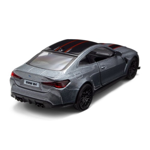 Масштабна модель автомобіля TechnoDrive BMW M4 CSL 2023 сірий (250436U)