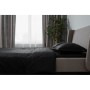 Підковдра Ardesto Mix&Match Premium 100% бавовна, сатин чорний 200х220 см (ART2022DVL)