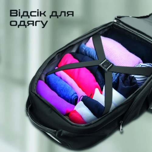 Рюкзак для ноутбука Promate 15.6" Rover-TR black + tablet pocket (crampack-tr.black)