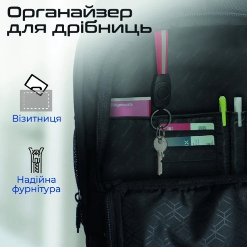 Рюкзак для ноутбука Promate 15.6" Rover-TR black + tablet pocket (crampack-tr.black)