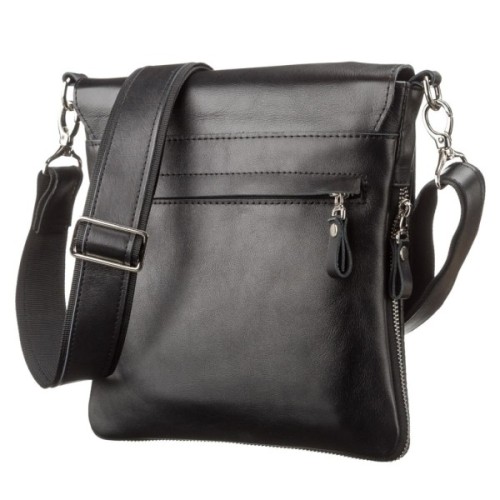 Сумка Shvigel З натуральної шкіри Чорна (11124)