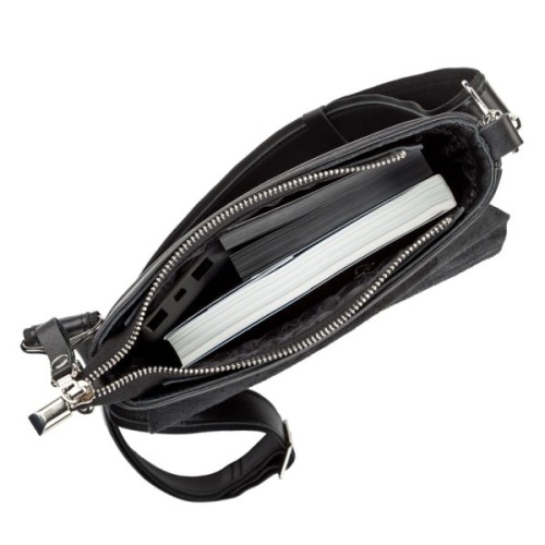 Сумка Shvigel З натуральної шкіри Чорна (11124)