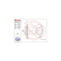 Гальмівний диск Brembo 09.B647.10