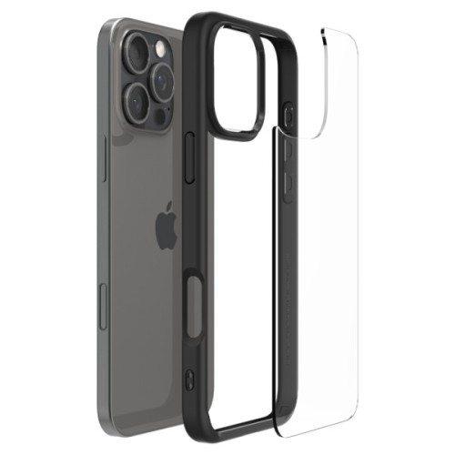 Чохол до мобільного телефона Spigen iPhone 16 Pro Ultra Hybrid Matte Black (ACS08125)