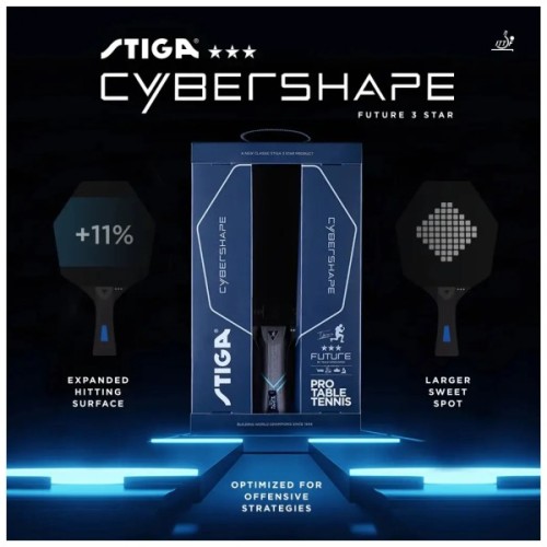 Ракетка для настільного тенісу Stiga Cybershape Future 3 Star FL (1213-0304-35) (931284)