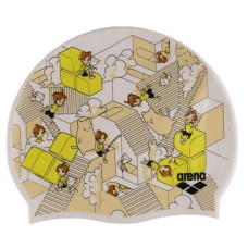 Шапка для плавання Arena Print JR 94171-237 мультіколор Діт OSFM (3468337082651)