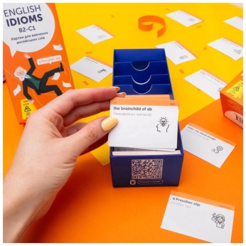 Навчальний набір English Student Картки для вивчення англійської мови Idioms B2-С1 (укр.) (591225992)