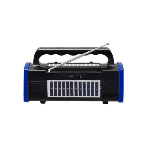 Акустична система NEWVEW NV-9010 Solar Panel/BT/USB/TF/FM Blue (NWVW-NV-9010-BL)