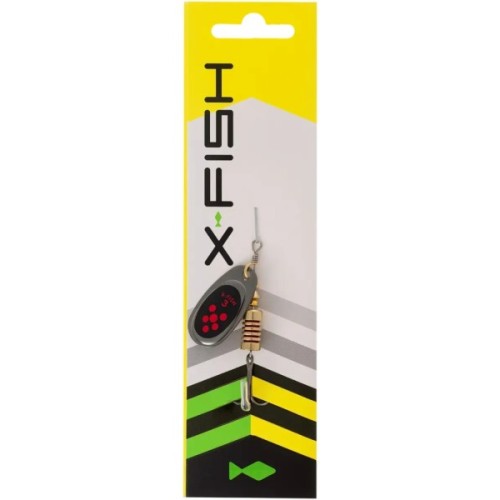 Блешня X-Fish Dark Side 6g 3 Nikel black orange (1917.07.29)