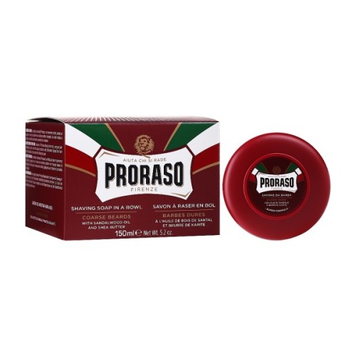Мило для гоління Proraso Для жорсткої щетини з олією ши та сандаловою олією 150 мл (8004395001163)