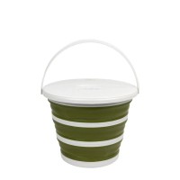 Відро складане Tribe Water Bucket Lid 10 л з кришкою olive (T-FJ-0050-olive)