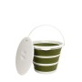 Відро складане Tribe Water Bucket Lid 10 л з кришкою olive (T-FJ-0050-olive)