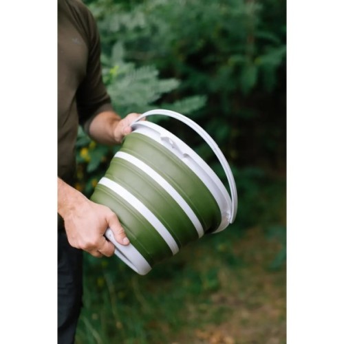 Відро складане Tribe Water Bucket Lid 10 л з кришкою olive (T-FJ-0050-olive)