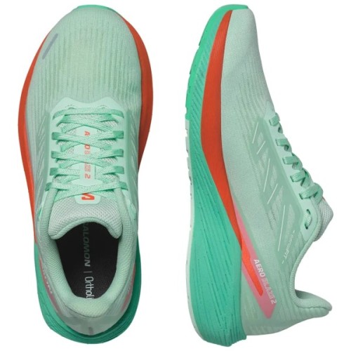 Кросівки Salomon Aero Blaze 2 Bay/Cherry Tomato/Electric Green 6.5 (L47684000-6.5)