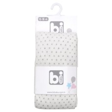 Колготки дитячі Bibaby у крапочку (68122-NB-white)