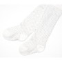 Колготки дитячі Bibaby у крапочку (68122-NB-white)