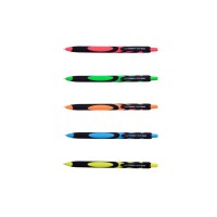 Ручка масляна Buromax автоматична LIVE TOUCH, RUBBER TOUCH, 0,7 мм, синя (BM.8270)