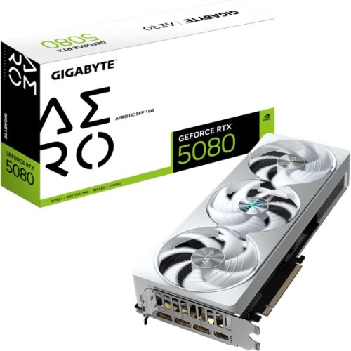 Відеокарта GIGABYTE GeForce RTX5080 16GB AERO OC SFF (GV-N5080AERO OC-16GD)