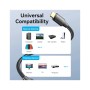 Кабель мультимедійний HDMI M to HDMI M 2.0m 4K60Hz cotton braided black Vention (ALLBH)