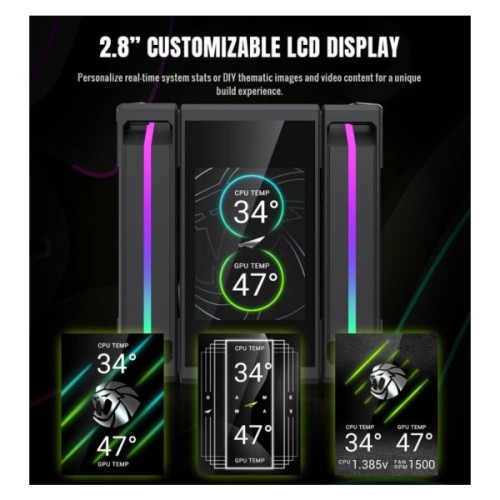 Кулер до процесора Gamemax SIGMA 620 LCD BK