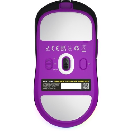 Мишка Hator Quasar 3 Ultra 8K Wireless Black (HTM770)