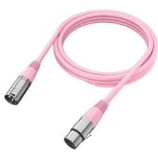 Мікрофонний кабель Fifine XLR Male to Female Pink 1.8 м (L9CP)