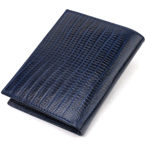 Гаманець Canpellini З натуральної шкіри Синій (21752)