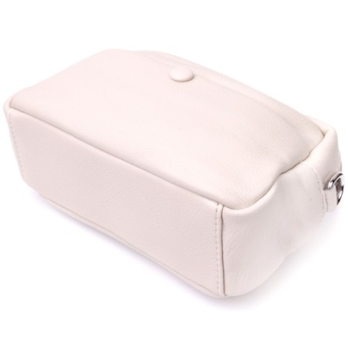 Сумка Vintage Жіноча з натуральної м'якої шкіри Біла (22438)