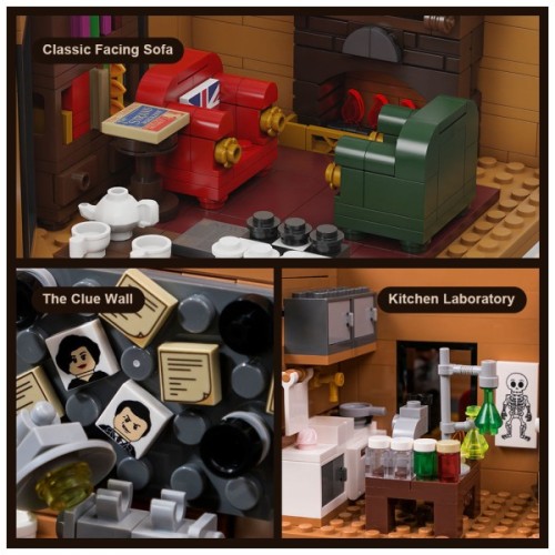 Конструктор Pantasy Шерлок Холмс: Квартира 221B на Бейкер-стріт (85014)