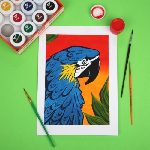 Гуашеві фарби Yes Orange Line 16 кольорів по 20 мл (230433)