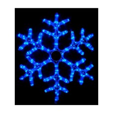 Гірлянда Delux Motif flash Snowflake 55 см синій IP44 EN (90012964)