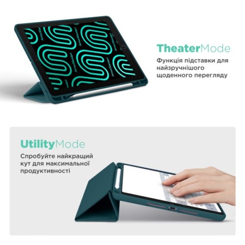 Чохол до планшета Armorstandart Smart Fold Pen Samsung Galaxy Tab A11+ Pine Green (ARM89311)