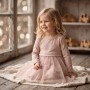 Плаття дитяче Breeze з фатиновою спідницею (21505-86G-beige)