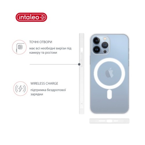 Чохол до мобільного телефона Intaleo CLEAR MagSafe Apple iPhone 13 Pro Max with Box (1283126609602)