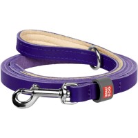 Повідець для котів WAUDOG Classic XXS-XS Ш 12 мм Д 122 см фіолетовий (60329)