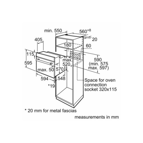 Духова шафа Bosch HBF 512 BS1T (HBF512BS1T)