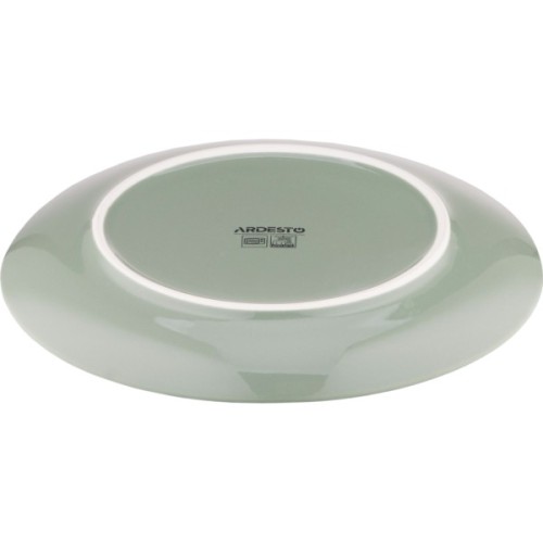 Тарілка Ardesto Capri, 19.2см, порцеляна, зелений (AR0519CG)