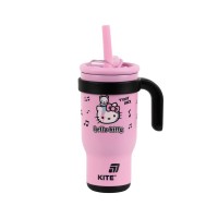 Поїльник-непроливайка Kite Hello Kitty термокружка з трубочкою, 530 мл (HK25-1266)