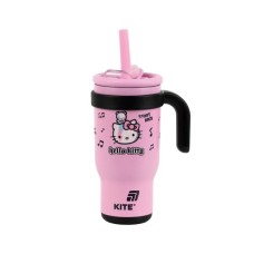 Поїльник-непроливайка Kite Hello Kitty термокружка з трубочкою, 530 мл (HK25-1266)