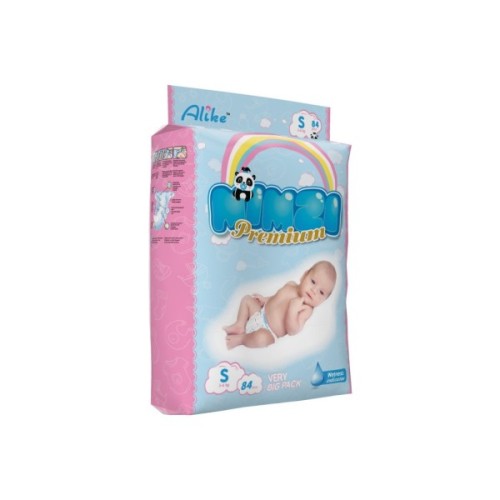 Підгузки Mimzi S 3-6 кг 84 шт. (MDS84) (4820209800067)