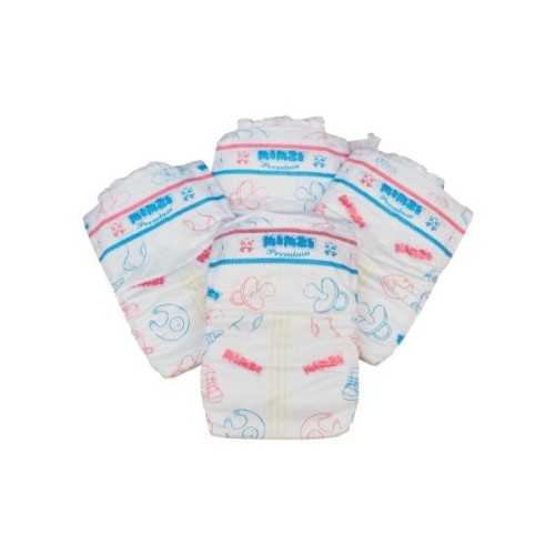 Підгузки Mimzi S 3-6 кг 84 шт. (MDS84) (4820209800067)