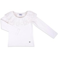 Кофта дитяча Breeze з мереживною оборкою (9999-140G-beige)