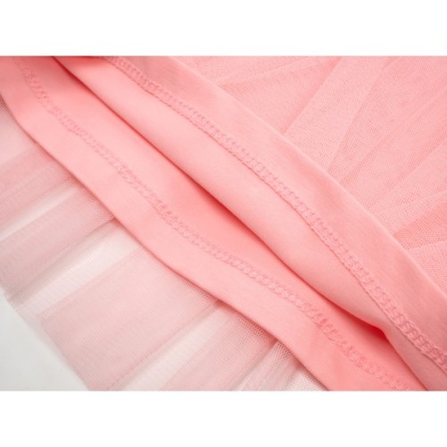 Плаття дитяче Breeze з мереживом та фатиновою спідницею (17805-98G-peach)