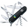 Ніж Victorinox Huntsman Ukraine Black "Карта України Жовто-Блакитна" (1.3713.3_T1166u)