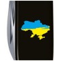 Ніж Victorinox Huntsman Ukraine Black "Карта України Жовто-Блакитна" (1.3713.3_T1166u)