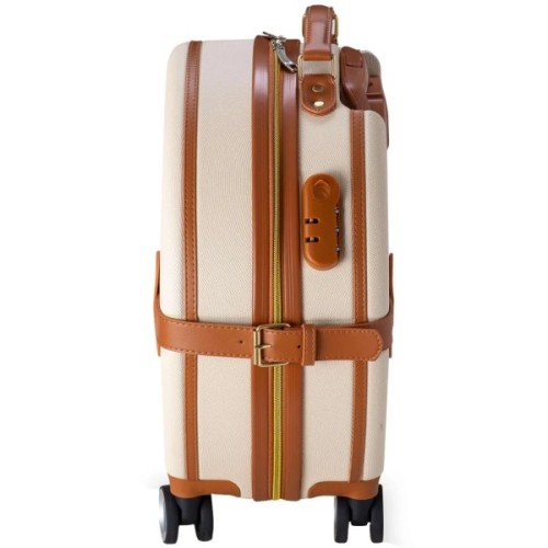 Валіза Semi Line 24" (M) Ecru/Brown (T5670-3) (DAS302667)