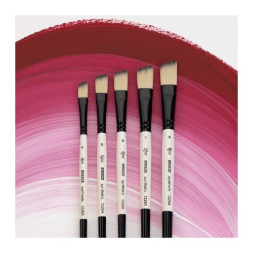 Пензлик для малювання Rosa Синтетика кутова, BREEZE 1226А, №0 (4823098535577)